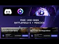 🔮 DİSCORD • Yeni BEDAVA 1400 ORBS Görevi Nasıl Yapılır (Battlefield 6 + Peacock)