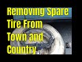 How To Remove Spare Tire From Chrysler Town and Country / Dodge Caravan