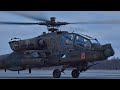 U.S. Apache Attack Helicopters Land In Latvia (FEB 2022)