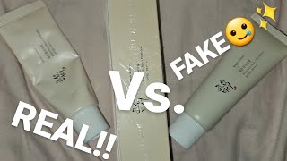 beware of VIRAL BEAUTY OF JOSEON SUNCREAM FAKE OFF AMAZON