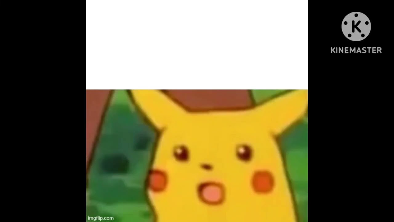 Surprised Pikachu meme template 
