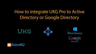How to integrate UKG Pro with AD, Azure AD or Google Directory using Hire2Retire.