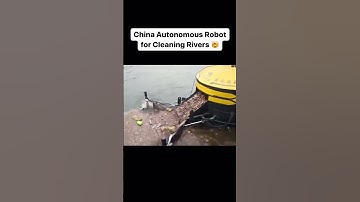 Ai robot that cleans rivers! The US needs to step their game up #ai2024 #robot #cleaningrobot