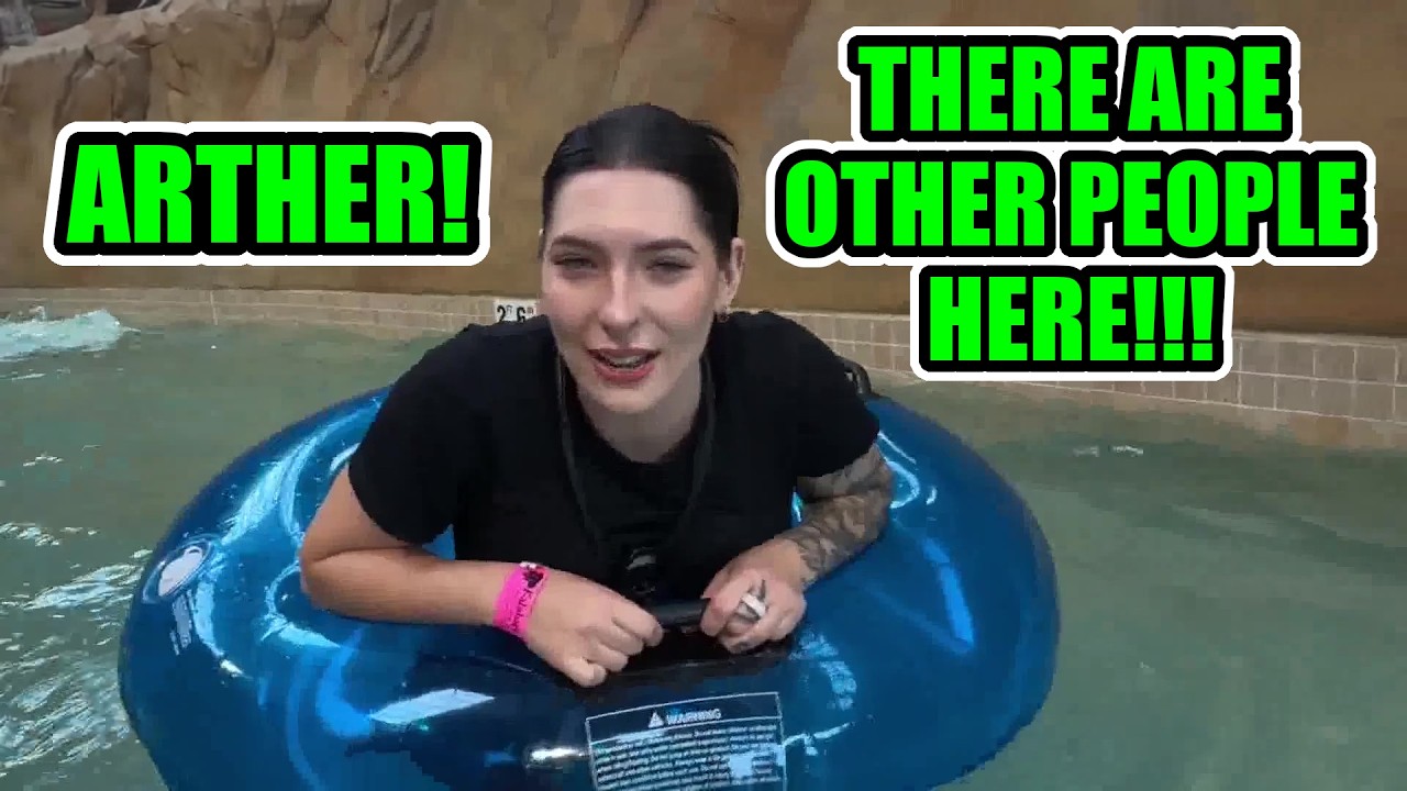 Arther Trying To Get Julia Wet At The Waterpark