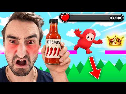 Fall Guys, But EVERY DEATH = HOT SAUCE