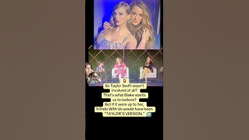 So Taylor Swift wasn’t involved but if it were up to Blake, IEWU would have been “TAYLOR’S VERSION?”