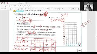 analyzing the relationship between dependent and independent grade 6 lesson 3&4