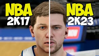 Evolution of Luka Doncic In NBA 2K Games  (NBA 2K17 - NBA 2K23)