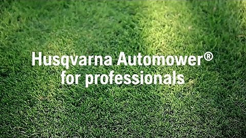 Husqvarna Automower® robotic mowers for commercial turf care
