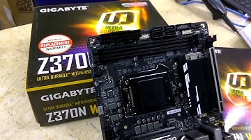 GIGABYTE Z370N WIFI MOBO WITH 2 M 2 ITX UNBOXING AND SHOW UP | TECH LAND