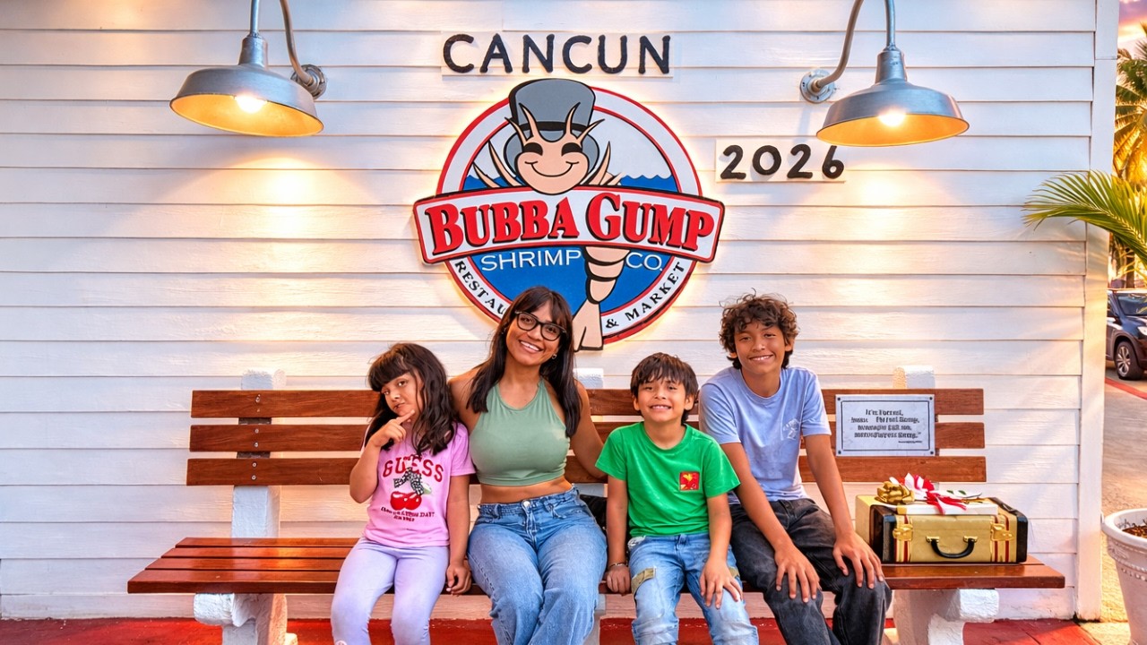 ¿VALE LA PENA comer en BUBBA GUMP Cancún Zona hotelera? 🤯 PRECIOS  2026 💸