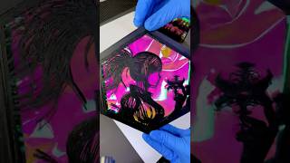 DIY Iridescent Hexagon Wall Art Empress