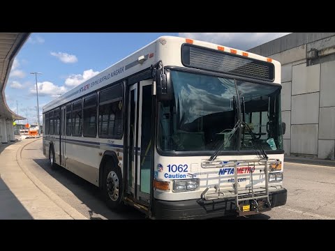 NFTA Metrobus Full Route 24l AIRPORT LIMITED STOPS Bus 1062