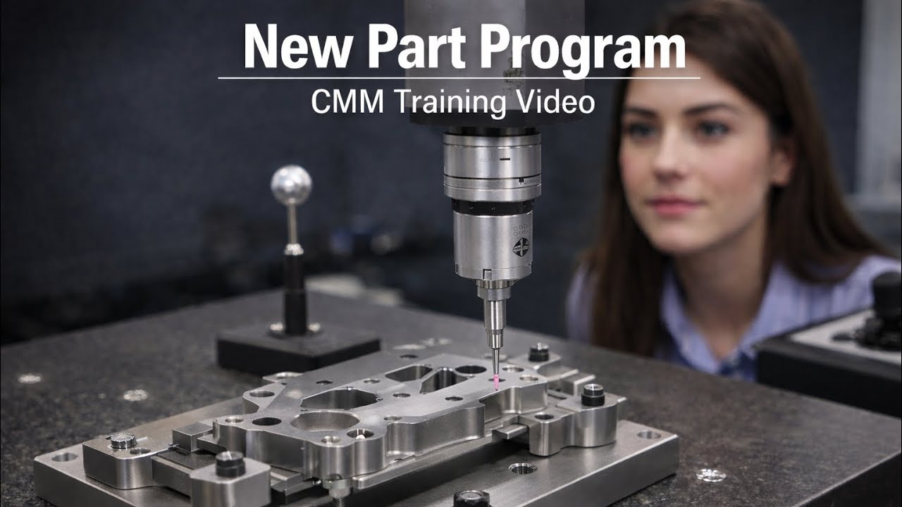 New Part Program in CMM Machine | Complete CMM Training for Beginners 💯 ...