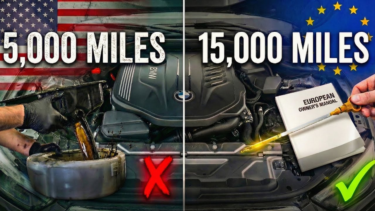 Why Oil Change Intervals Are Every 5000 Miles in the US But 15,000