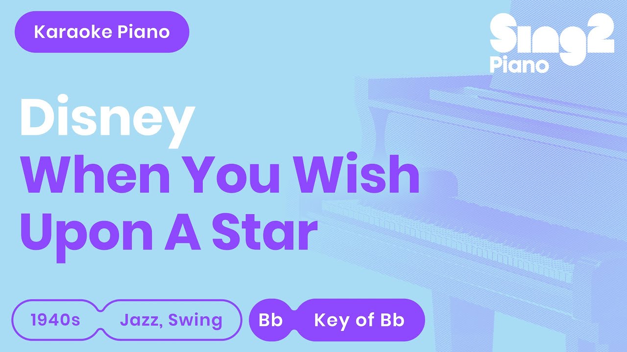 When You Wish Upon A Star Lyrics Karaoke