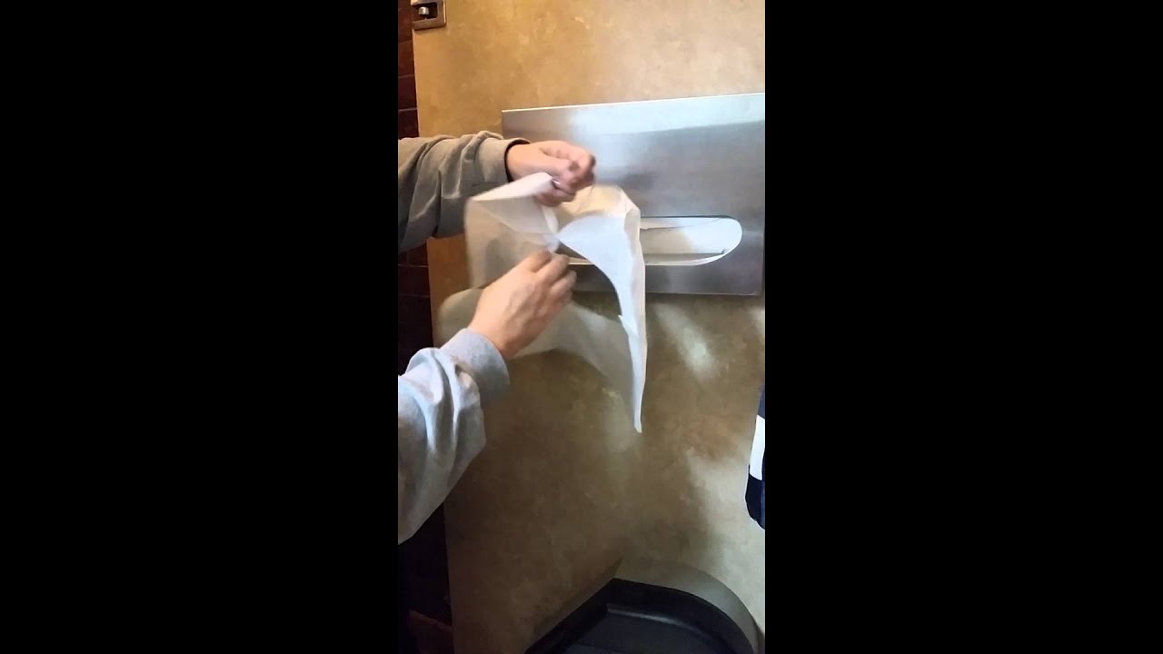 How to cover a toilet seat correctly ) YouTube