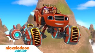 Blaze et les Monster Machines | Les courses des pneus fabuleux de Blaze | Nick Jr.