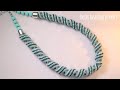 How to make  spiral necklace with sizing in beads (cellini  spiral)