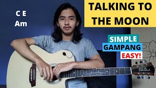 CHORD SIMPLE GAMPANG (Talking To The Moon - Bruno Mars) (Tutorial Gitar) Mudah!