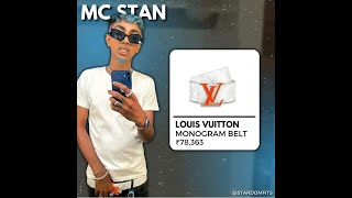 Mc stan Louis Vuitton jacket 3,91,478 ₹  MC STAN TODAY INSTAGRAM LIVE ! 