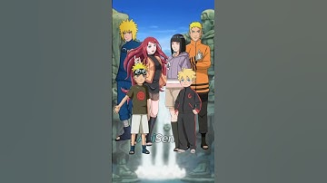 Then Vs. Now | "Naruto Characters & Their Famalies ! " 👨‍👩‍👧‍👦 🥰 #naruto #narutoshippuden #boruto