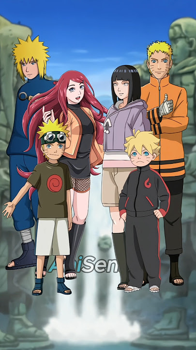 Then Vs. Now | 'Naruto Characters & Their Famalies ! ' 👨‍👩‍👧‍👦 🥰 #naruto #narutoshippuden #boruto