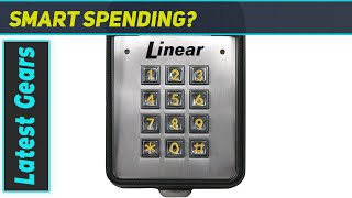 Linear AK11 LINAK11 Exterior Digital Keypad, Black/Silver
