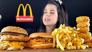 MCDONALD'S (BIG MAC, DOUBLE CHEESEBURGER, CHICKEN NUGGETS & FRIES) | MUKBANG | ASMR | EATING SOUNDS