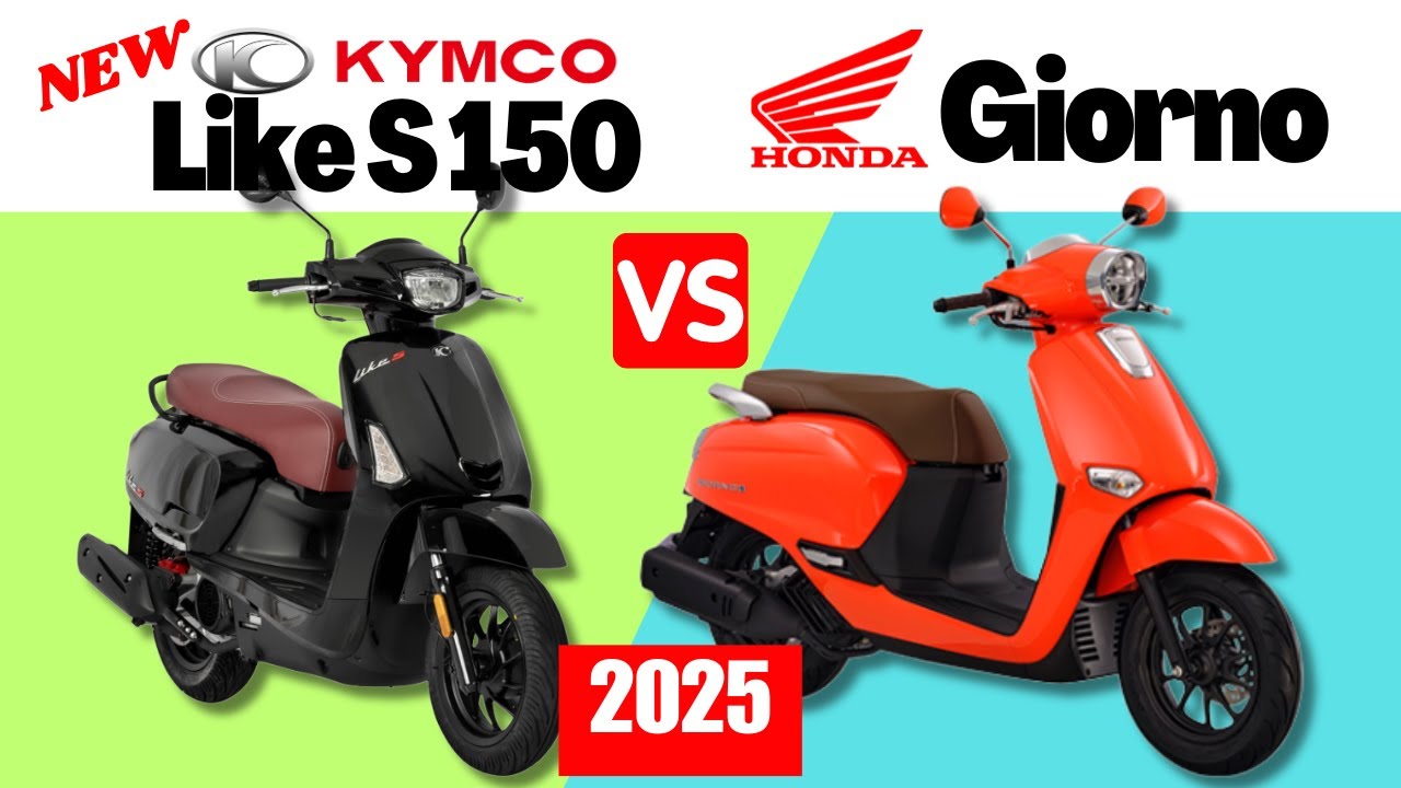Kymco Like S 150 vs Honda Giorno | Side by Side Comparison | Specs & Price | 2025