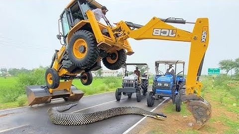 JCB 3dx Backhoe fully Loading Mud in Mahindra 475 JCB video #jcb #jcbvideo