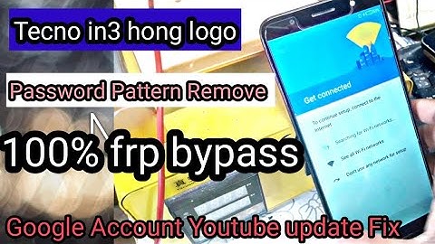 Tecno in3 flash file & Frp bypass Hong Logo 100% fix