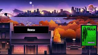 Roku Fall/Halloween city stroll screensaver- 1 hour