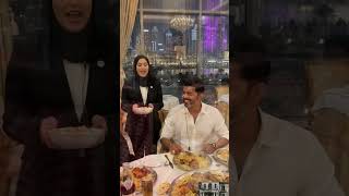 CM &amp; Actor vijay in Dubai ## Delicious food