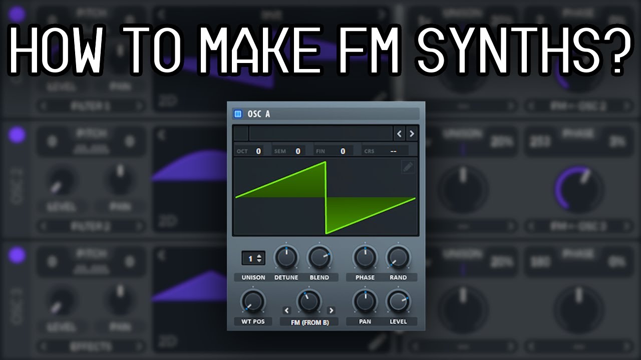 Cool FM Tricks for Psytrance Synths!!!