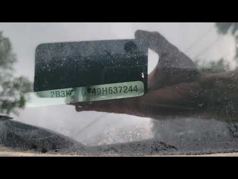 Dodge charger no windshield vin??? Problem solved.