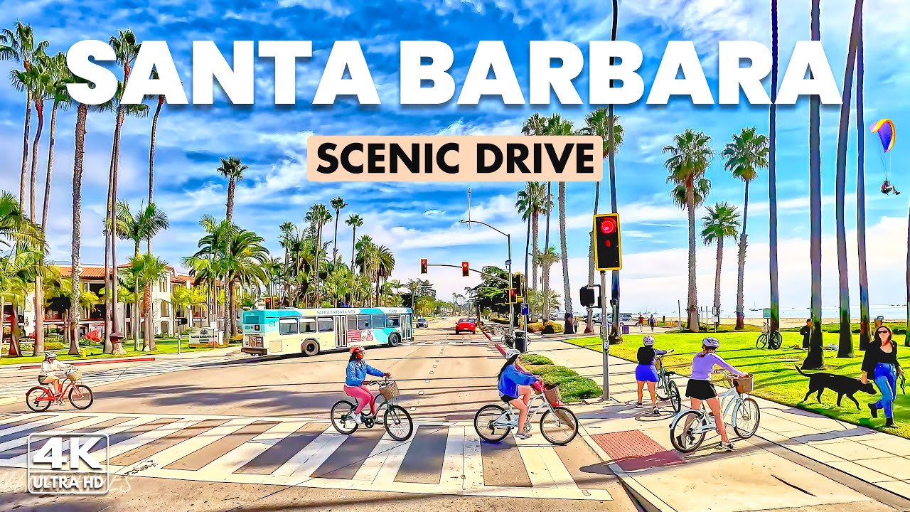 Santa Barbara to Malibu Scenic Drive US Pacific Coast Highway 1 | California Coastal Drive 4K