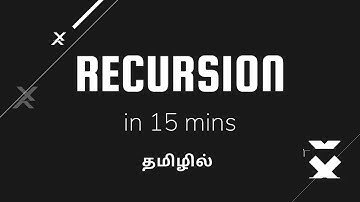 Recursion Explained in Tamil
