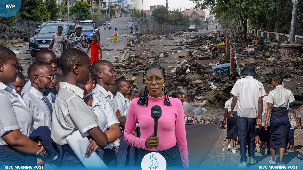 GOMA : RENTRÉE DES CLASSES REPORTÉE FACE AUX DANGERS SÉCURITAIRES ET SANITAIRES