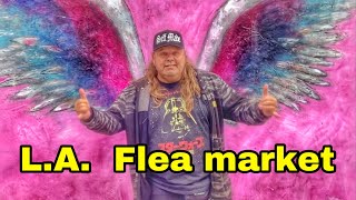 L.A.coolest Flea Market on Melrose and Fairfax High school