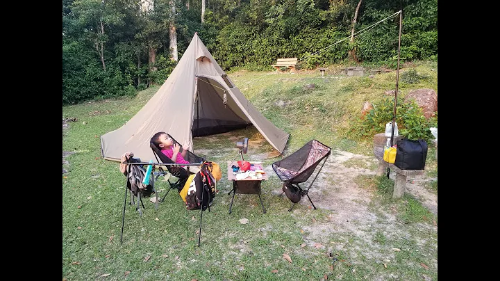 Camping with 3 year's old Marvin in 2022 May