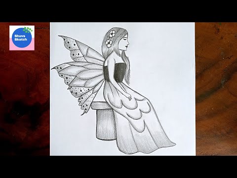 Beautiful fairy drawing HD wallpapers | Pxfuel