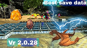 Ark Survival Evolved Best Save Data | unlimited ambers and wyvern egg | #arksurvivalevolved #ark