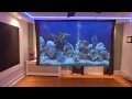 Full screen demonstration on the luminous 150" 16:9  black 4k blackout cloth projection screen