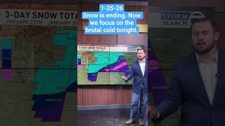 1/25/26: Record Cold Temperatures Possible Tonight