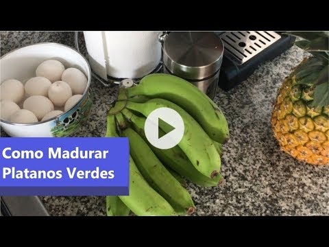 Video: ¿Qué químico se usa para madurar los plátanos?