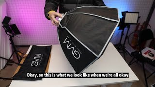 New Softbox Installation Video for GVM P80S,SD80D,SD200D,SD300D