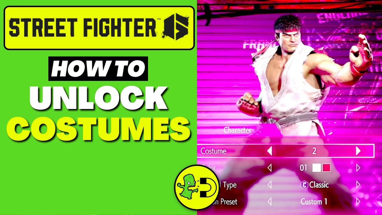 Street Fighter 6 How To Unlock Costumes Youtube 