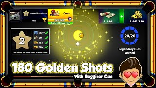 8 Ball Pool - Playing 180 GOLDEN SHOTS and Unlocking ALL LEGENDARY CUES - GamingWithK screenshot 1