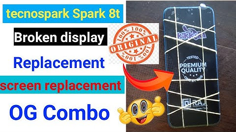 Tecno Spark 8T Display Touch Screen Replacement | Tecno Spark 8T Folder Change
